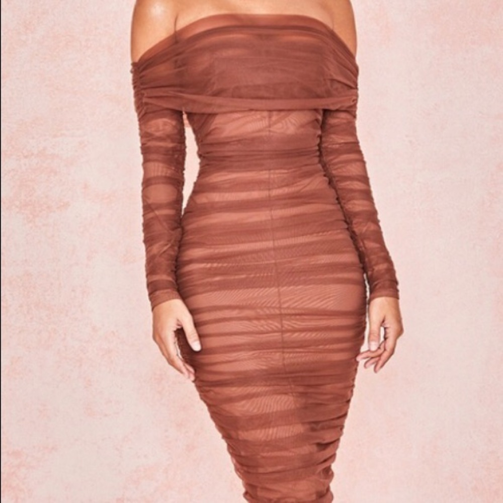 House Of CB Chestnut Anais Dress L+